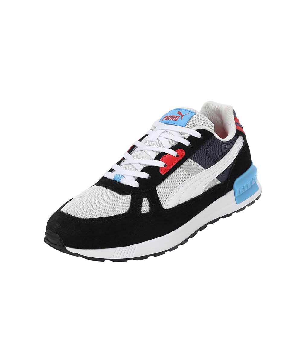 Puma Unisex-Adult Graviton Pro Black-White-Persian Blue Sneaker - 8 UK (38073626) (B0BLCLJQW1) Amazon Price History, Amazon Price Tracker