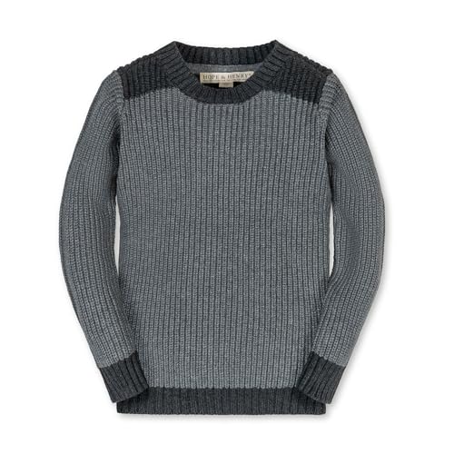 Image of Hope & Henry Boys' Long Sleeve Crew Neck Pullover Sweater