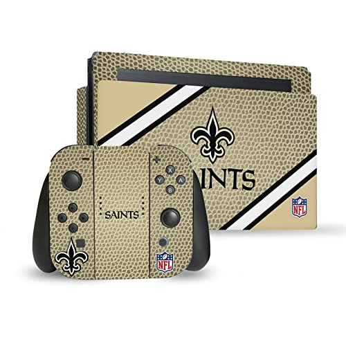 Skin Nintendo Switch NFL pour jouer aux couleurs des New Orleans Saints dans votre salon