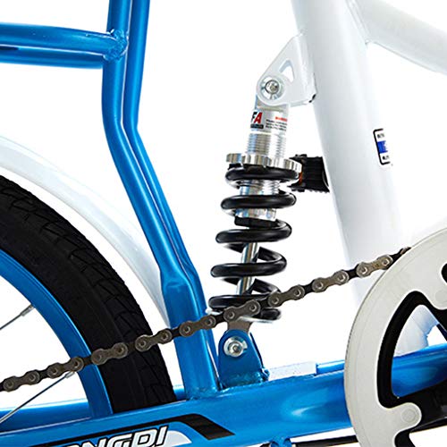 20-inch Opvouwbare Fiets met 6 Versnellingen, Lichtgewicht Vouwfiets Voor Studenten, Heren en Dames Opvouwbare Fiets met… - Afbeelding 5