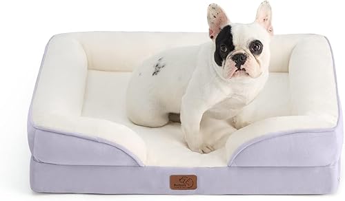 Miniatura 53 de Bedsure Camas ortopédicas para perros de gran tamaño – Cama lavable grande para perros y gatos, impermeable, cómodo sofá para perros con funda Negro