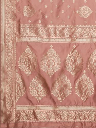Image of AKHILAM Women's Kanjivaram Pure Soft Silk Saree For Women Saree With Unstitched Blouse Piece |Soft banarasi saree for women|silk saree pure silk