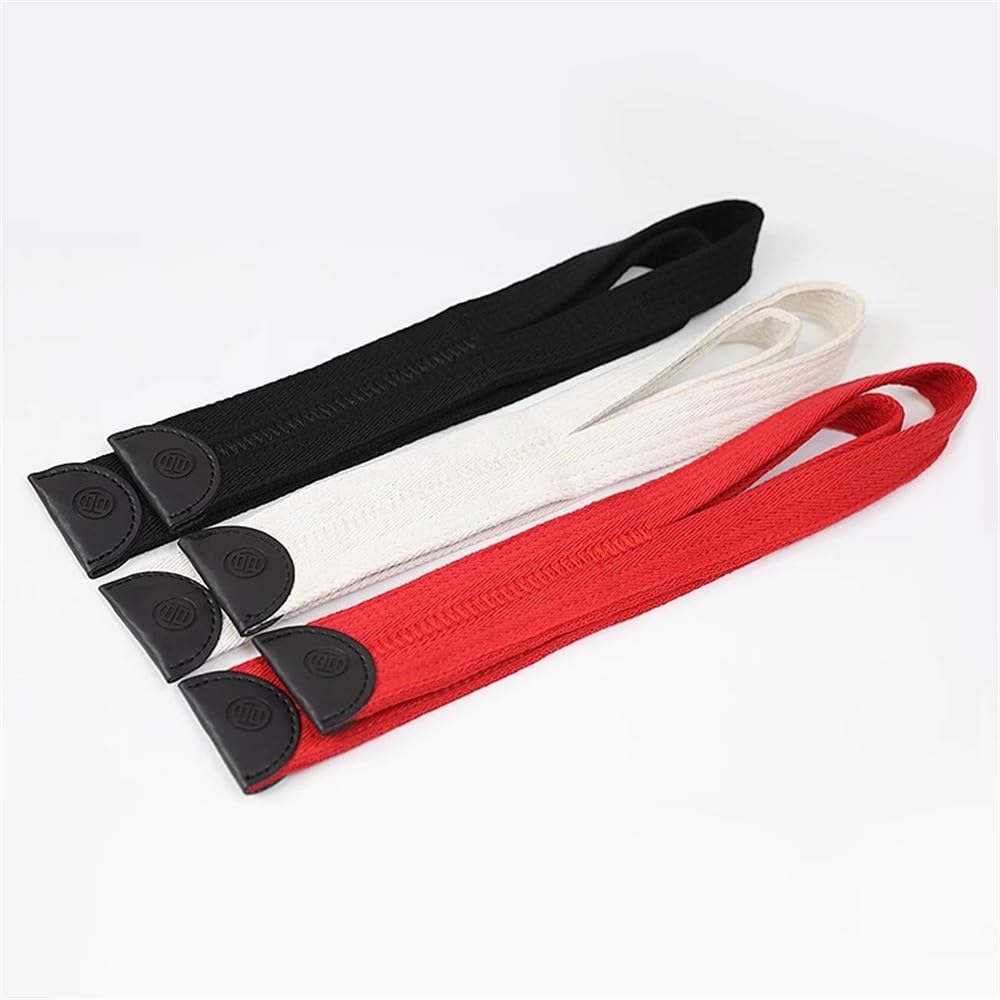 Barres de Traction Dure Powerlifting Haltérophilie Entraînement Grip Sangles de Musculation(Blanc)