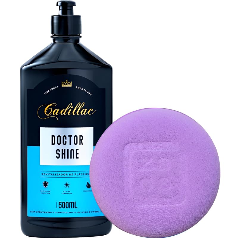 Renovador Protetor de Plástico Automotivo Interno e Externo Doctor Shine 500ml Cadillac