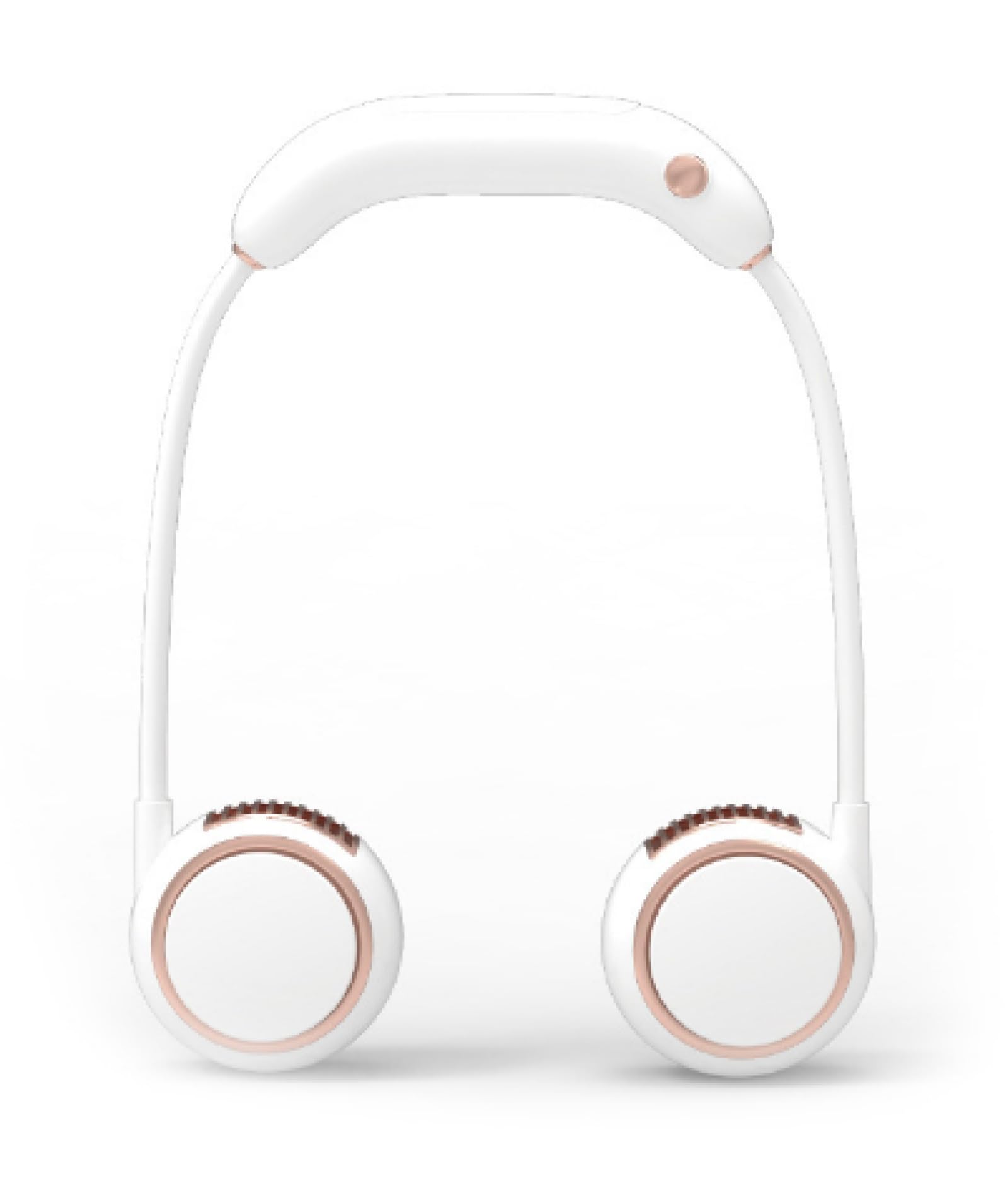 Ventilateur de cou portable sans feuilles idéal pour le sport en plein air et les trajets