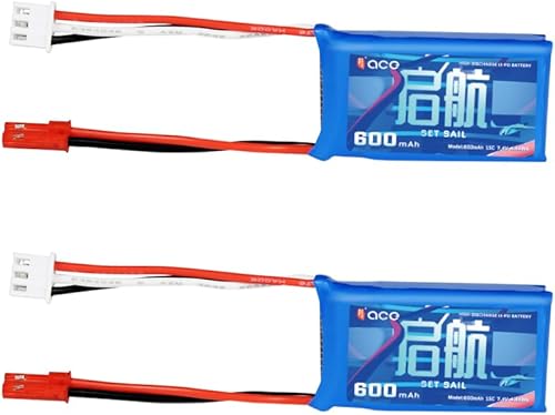 Radiolink FULLYMAX 7.4V 2S 30C LiPo Batería 660mAh JST 2Pin Conector para RC A560 AirplaneRC4GS V3RC6GS V3AT10IIAT9S ProT8FB RC Control remoto