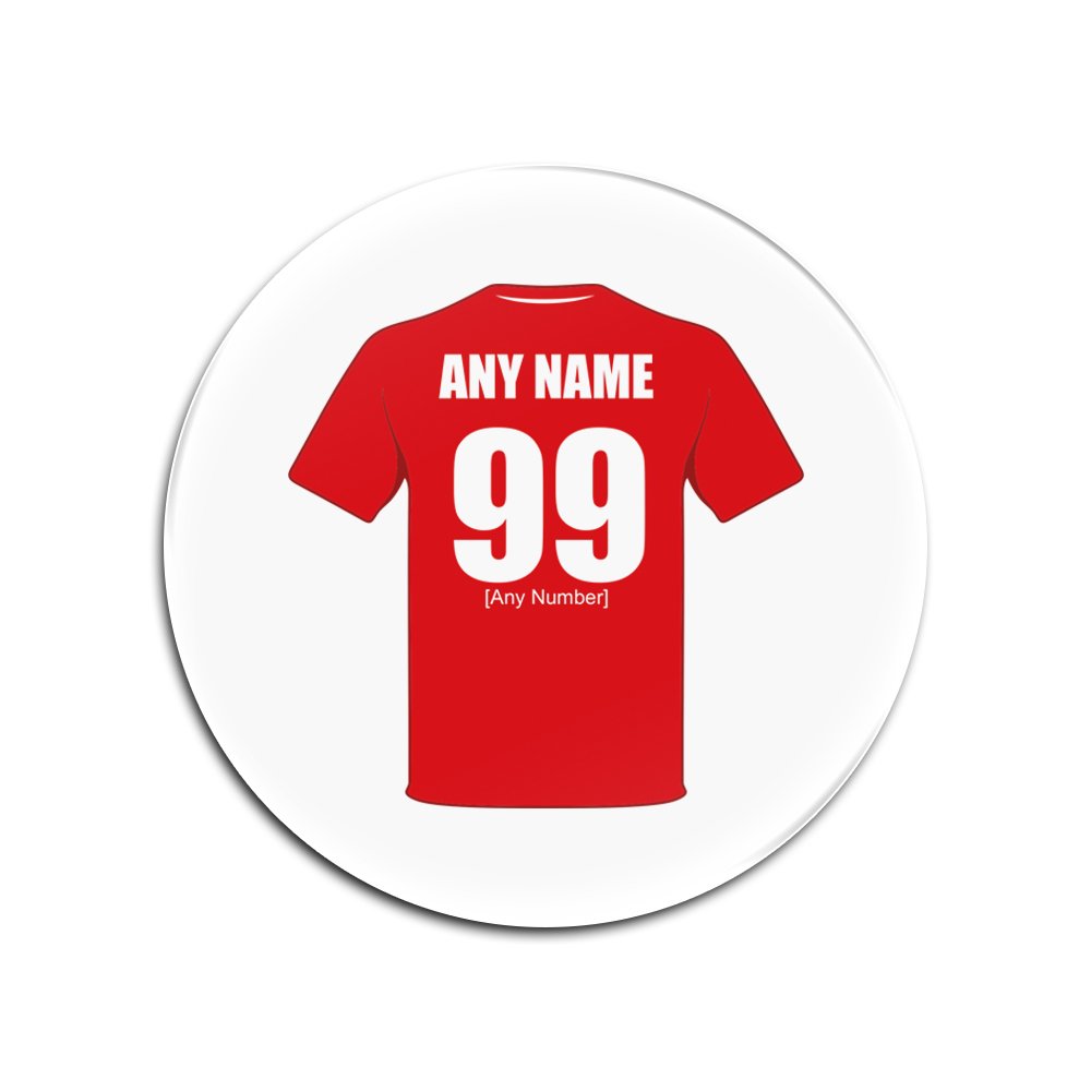 UNIGIFT Personalised Gift - Rotherham United Glass Round Coasters (Football Club Design Theme, Colour Options) - Any Name/Message on Your Unique Mat Pad - The Millers Red Army Reds