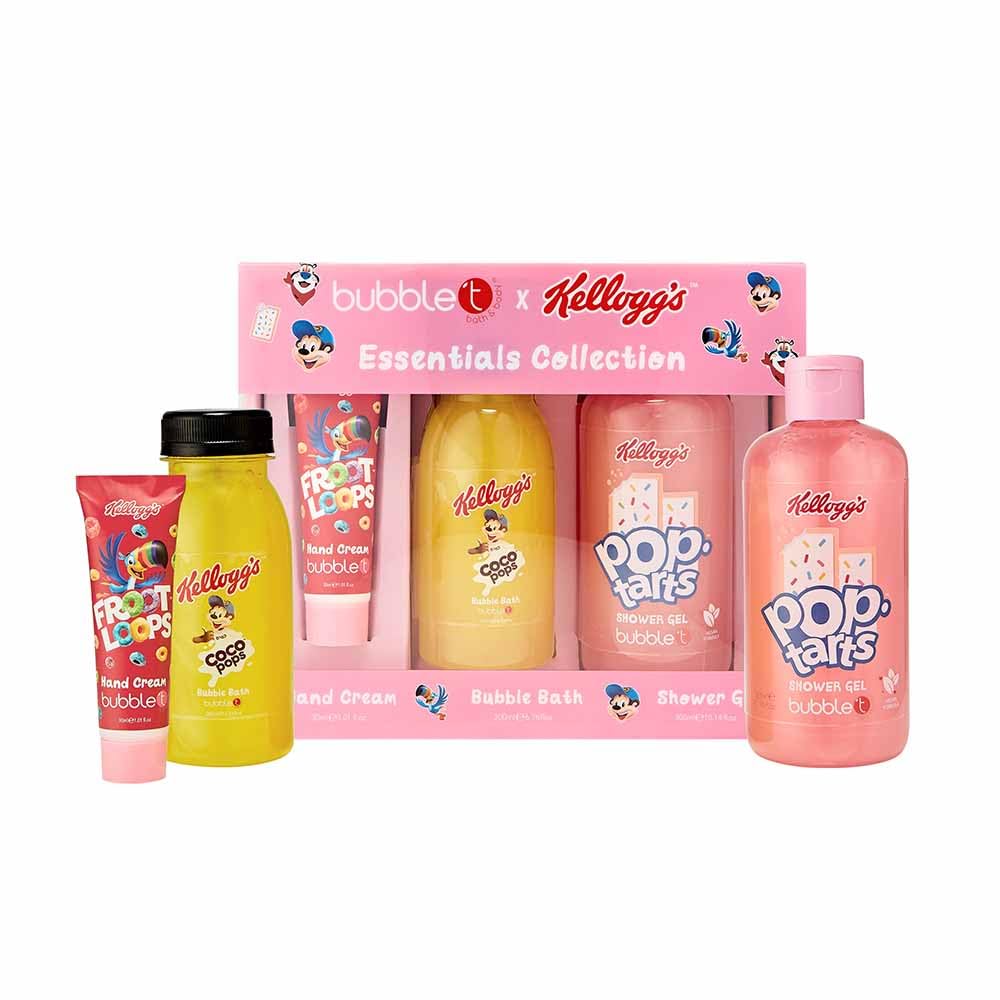Bubble T Cosmetics Bath Collection Kellogg’s, Shower Gel, Bath Milk & Hand Cream Gift Set