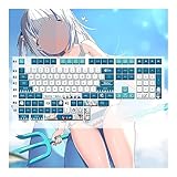PBTキーキャップ メカニカルキーキャップ アニメキーキャップ しんかく Cherry MX Gateron 60%65％70％100％ 61/87/104/108 MXスイッチのメカニカルゲーミングキーボード用 (15)