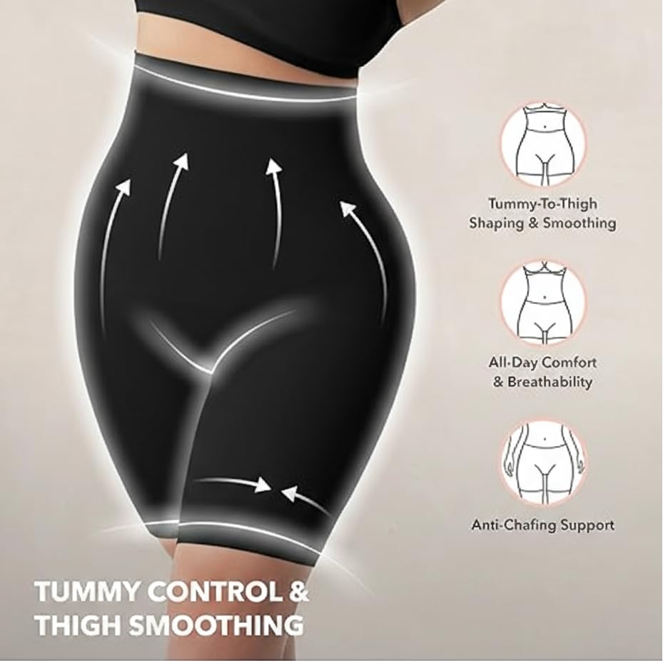 Image of Tummy Tucker, Body Shaper, Seamless Shapewear for Bodycon Dresses, High Waist & Full Body Shaper, Tummy Control Slimming Body Shapewear for Belly, Perfect for Dresses, Saree