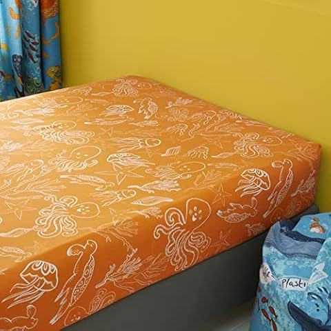 Happy Linen Company Ocean Friends Toddler Fitted Sheet Cover