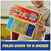 PAW Patrol Pup Squad Adventure Bay Playmat, 33-Inch Foldable Mat with Exclusive Chase and Humdinger Vehicles, Kids Toys for Boys & Girls Ages 3 and Up