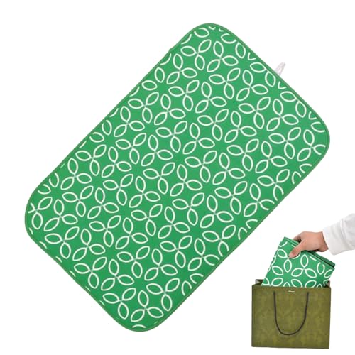 Alfombrilla de planchado, antideslizante, plegable y resistente al calor, mesa de planchar con alfombrilla – para coser en casa, lavandería, hotel, viaje, superficie de trabajo