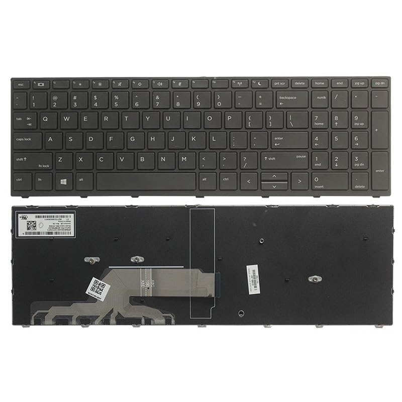 Clavier portable HP Probook 450 G5 touches noires US robustes et fluides