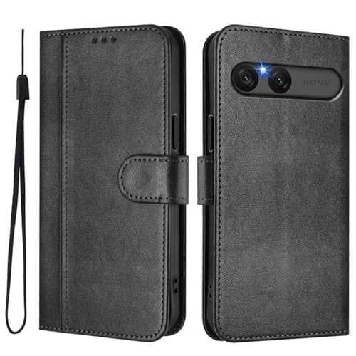 YUECXIN Coque pour Sony Xperia 10 VII, Housse en Cuir Premium PU Portefeuille Étui, Fentes pour Cartes/Fermoir Magnétique/Stand Fonction Flip Antichoc Coque....