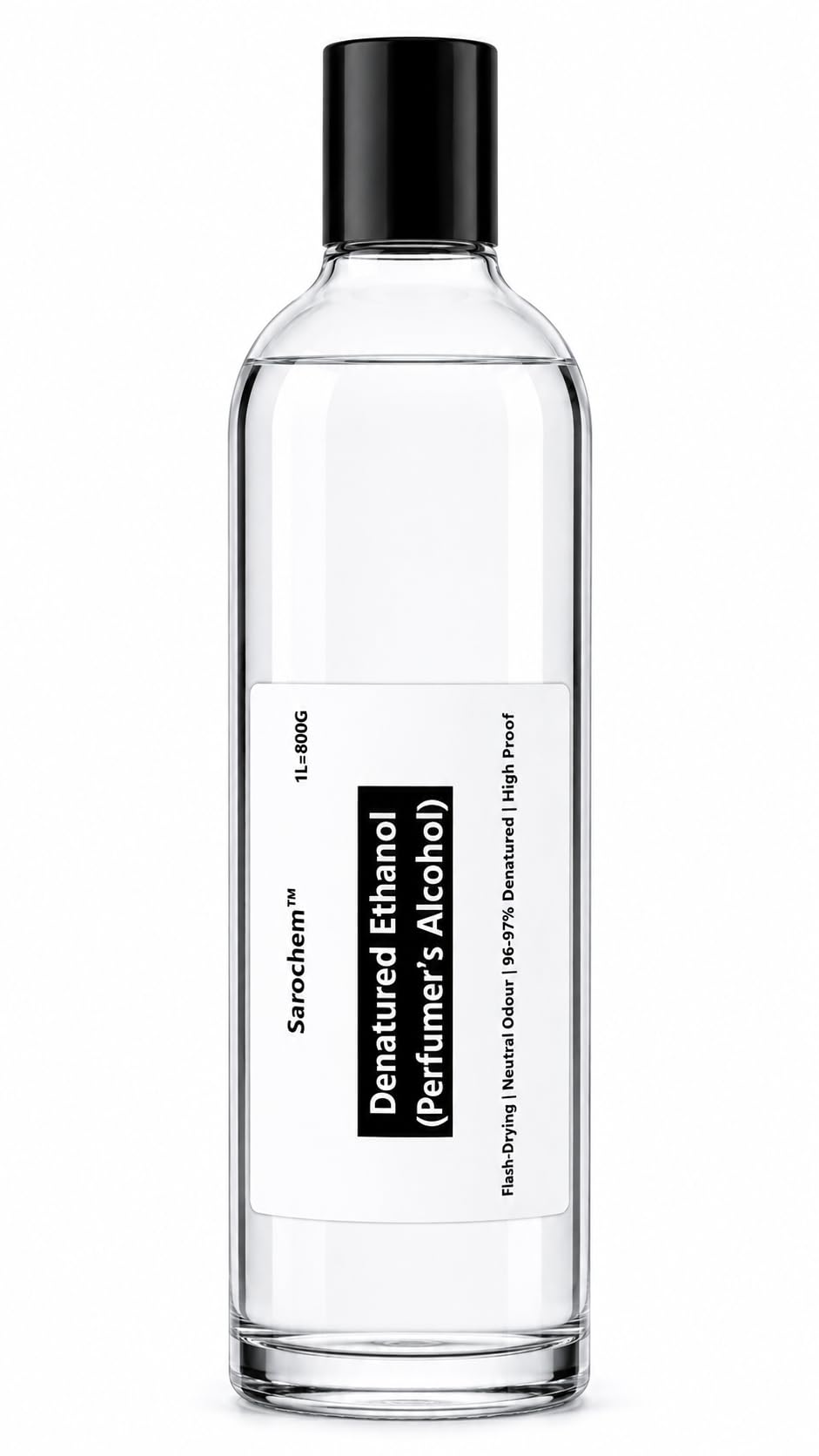 Sarochem® Perfume Grade Specially Denatured Ethanol (Perfumer's Alcohol) - Grain Derived ,95% to 96% Denatured & High Proof | Neutral Odour | Ideal Evaporation | Excellent Solvency & Compatibility with Inspired Oils & Most Fragrance Oils Perfect for Perfume, Cologne, Body Mist, Room Spray , Roll On Attars 500ML=400G-picture-37