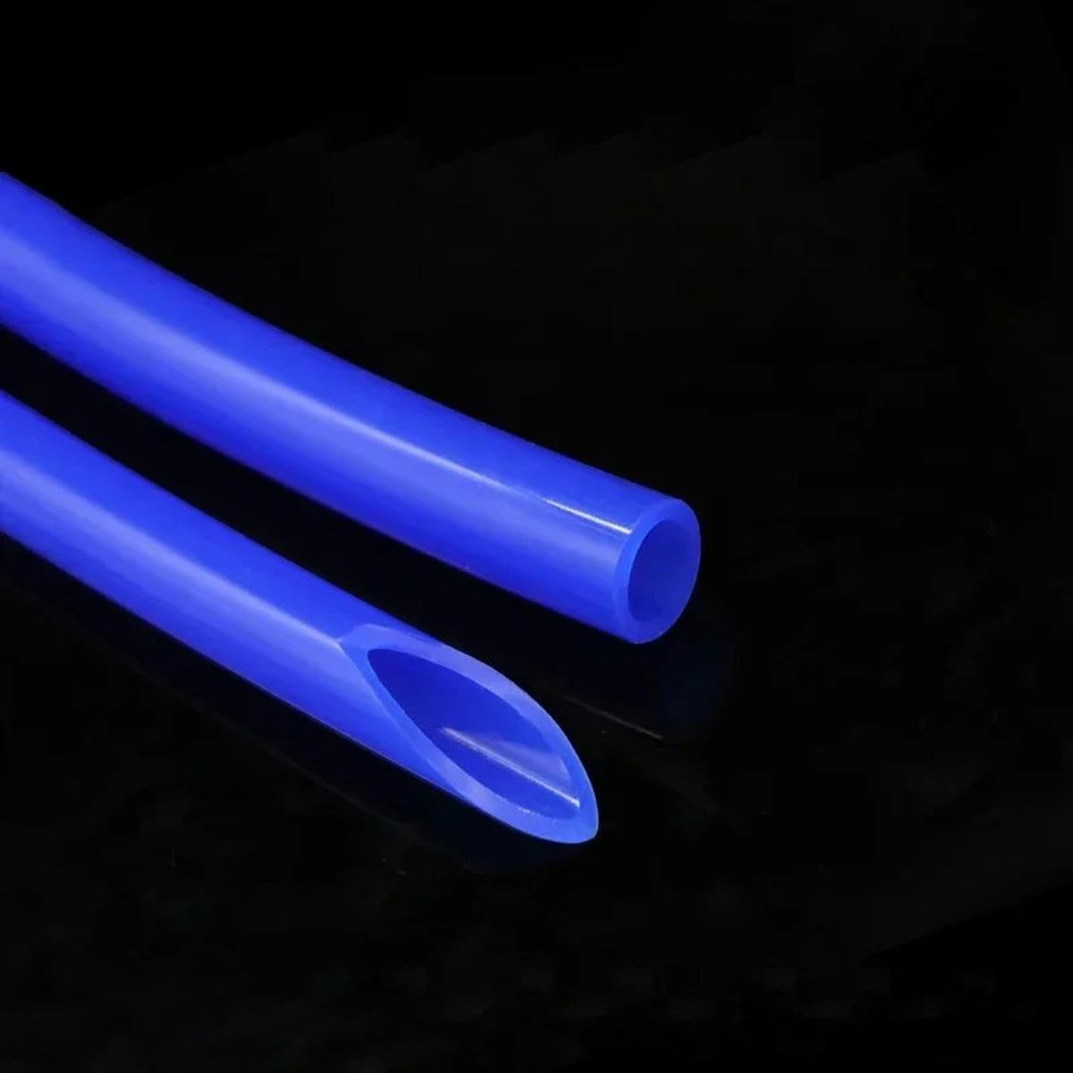 Manguera de silicona azul de grado alimenticio de 1/5/10 metros, diámetro interior de 0,5, 1, 2, 3, 4, 5, 6, 7, 8, 9, 10, 12, 14, 16, 18, 20, 25 y 32 mm, tubo de silicona no tóxico flexible, azul, 10