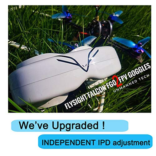 Flysight FPV Goggles with DVR for Drones Falcon FG02 Wireless 5.8G RC Video Goggles with HDMI in Custom Detachable Diversity Module