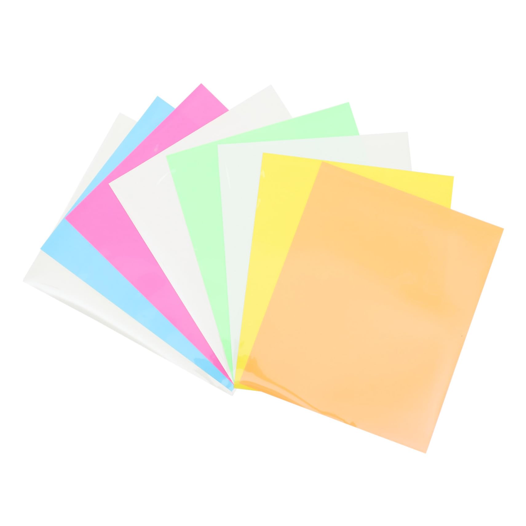 HOMSFOU 8pcs Sublimation Film Reflective Printable Heat Gym Shirts Apparel Supply Engraving Garment Hot Stamping