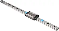 Mini guia de trilho linear MGN12H, guia deslizante linear de 250/300/ 400/500/ 550 mm com bloco de transporte MGN12H para impressora tridimensional DIY e máquina CNC (300 mm)
