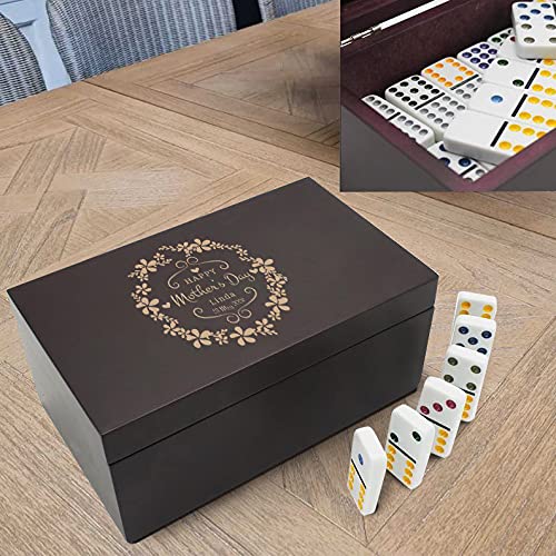 Set de Dominós Dobles Doce Personalizado para Mamá miniatura 1