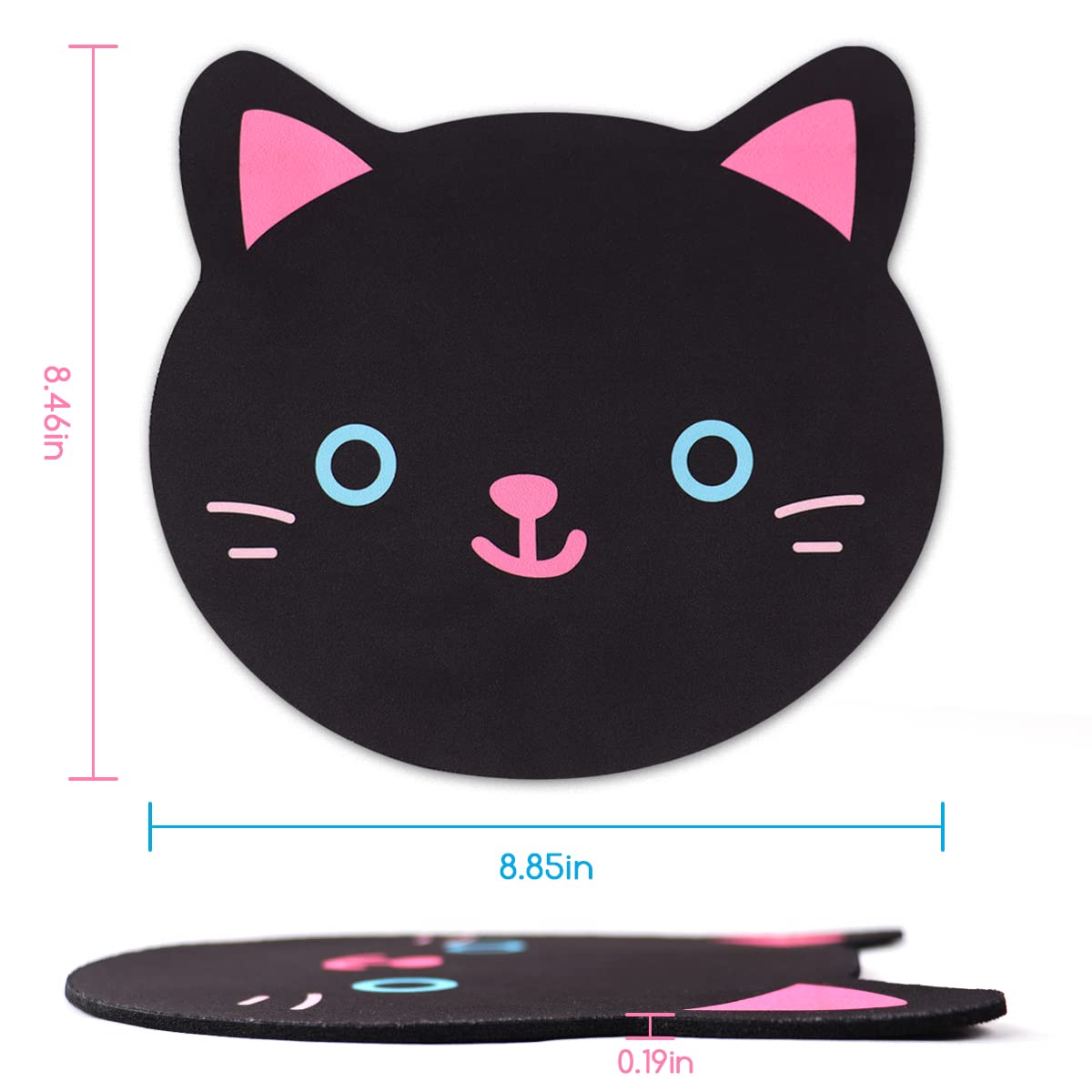 Tapis De Souris Motif Chat Tapis De Souris Accessoire De Bureau Mignon