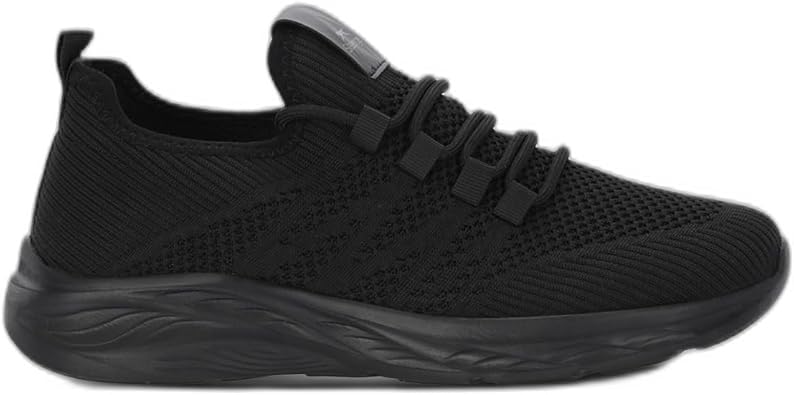 Slazenger ARS I Erkek Siyah/Siyah Ko u & Y r y  Spor Ayakkab s