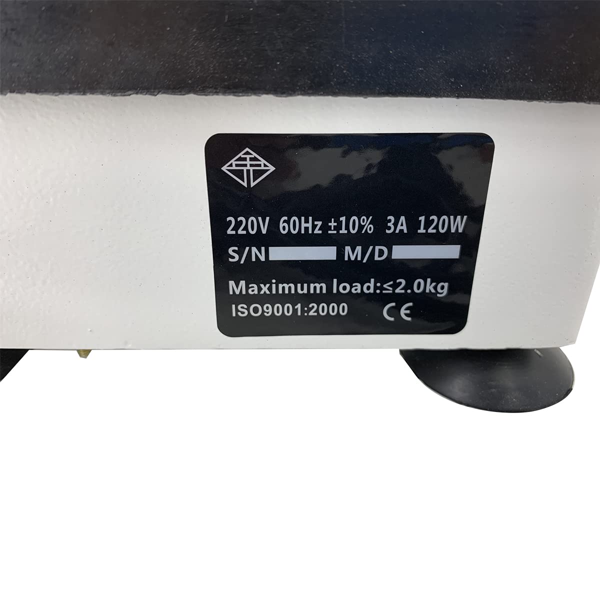 Oscillatore dentale 220 V 120 W, Oscillatore a denti quadrati Attrezzature da laboratorio dentale Oscillatore a gesso quadrato Oscillatore con spazzolino da denti Tecnologia dentale