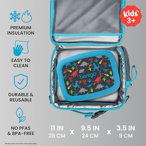 Bentgo Kids Lunch Bag – Durable, Double-Insulated Lunch Bag ...