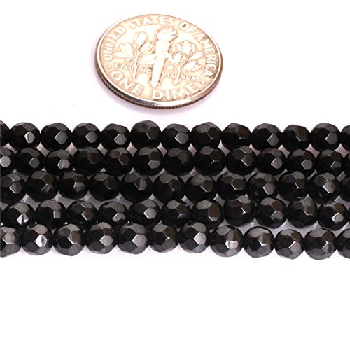 Black Spinel Beads for Jewelry Making Natural Gemstone Semi Precious 4mm Round AAA Grade 15" JOE FOREMAN