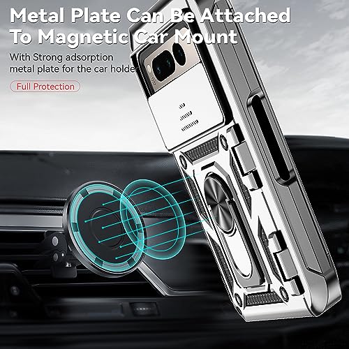 Housse de protection pour objectif Google Pixel pliable antichoc compatible aimant auto - 2