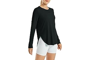G4Free Women's UPF 50+ UV Shirts Long Sleeve Workout Sun Shirt
