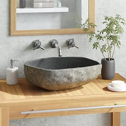 Matalde River Stone Oval Sink Cover
