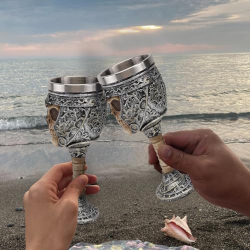 Copa de calavera INOOMP como regalo original para fans del terror 5