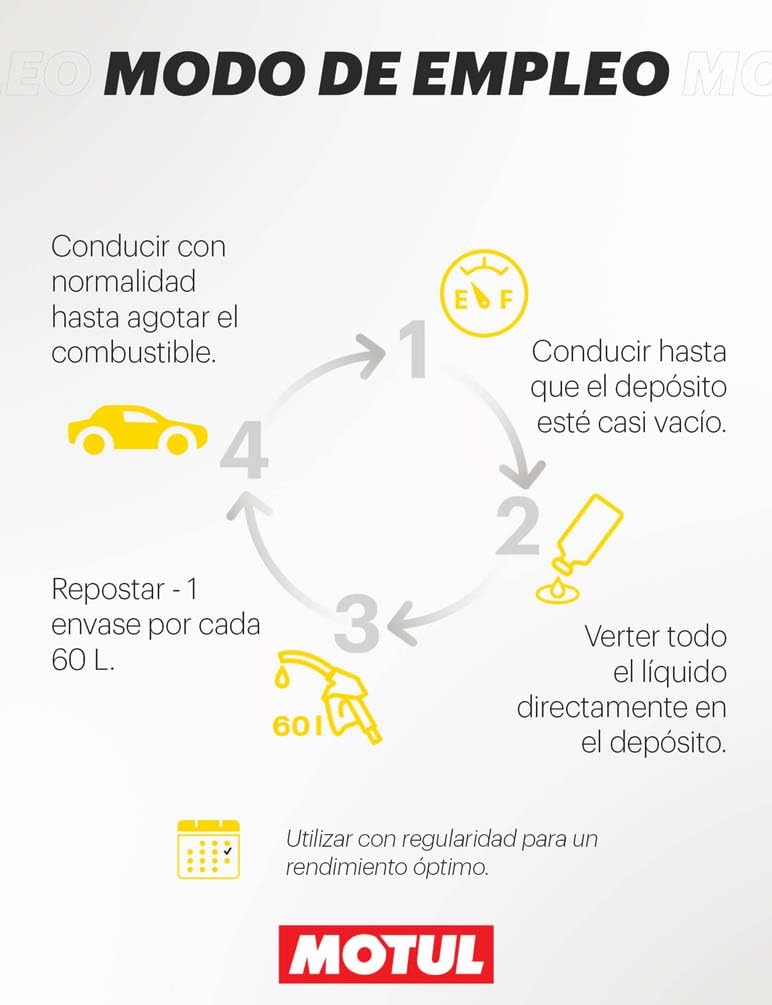 MOTUL Potenciador del Índice de Cetano del Diésel, Aditivo para el Rendimiento del Motor, Reduce el Consumo y Las Emisiones, Ideal Antes de la Inspección Técnica, Cetane Booster Diesel, 300 ml