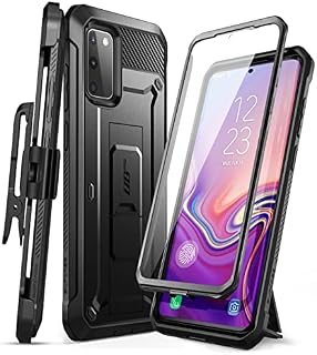 SUPCASE Unicorn Beetle Pro Series Designed for Samsung Galaxy S20 FE Case (2020 Release), Full-Body Dual Layer Rugged Holster & Kickstand Case with Built-in Screen Protector (Black) - 6.5 inches