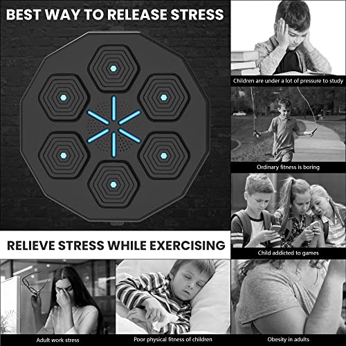 Rigel Music Boxing Machine, Smart Boxing Equipment With A Three-Layer Shock Absorption Configuration, Enjoy The Pressure Release, Perfect For Boxing Machine And Boxing Target Workouts #TOP4