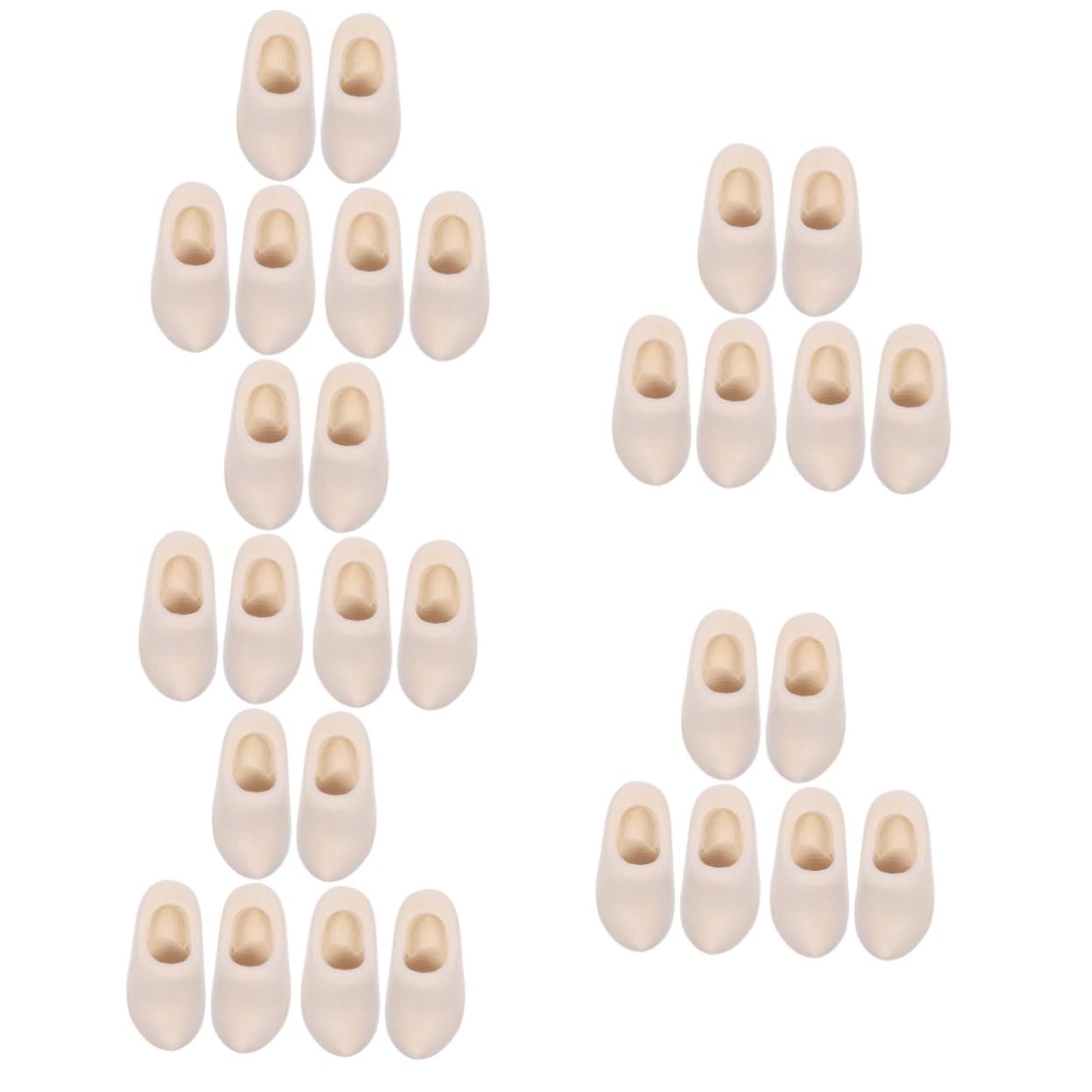 Mini sabots pour maison de poupée durables SHINEOFI, parfaits accessoires de finition