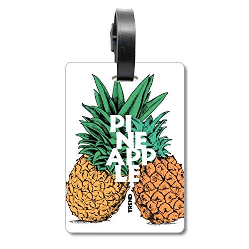 Étiquette d'identification ananas porte-nom étanche sac à dos enfant et valise