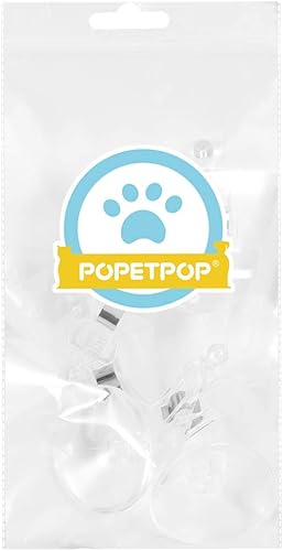 Miniatura 6 de POPETPOP Paquete de 4 clips de ventosa de algas marinas, herramienta de alimentación para pecera, accesorios de acuario