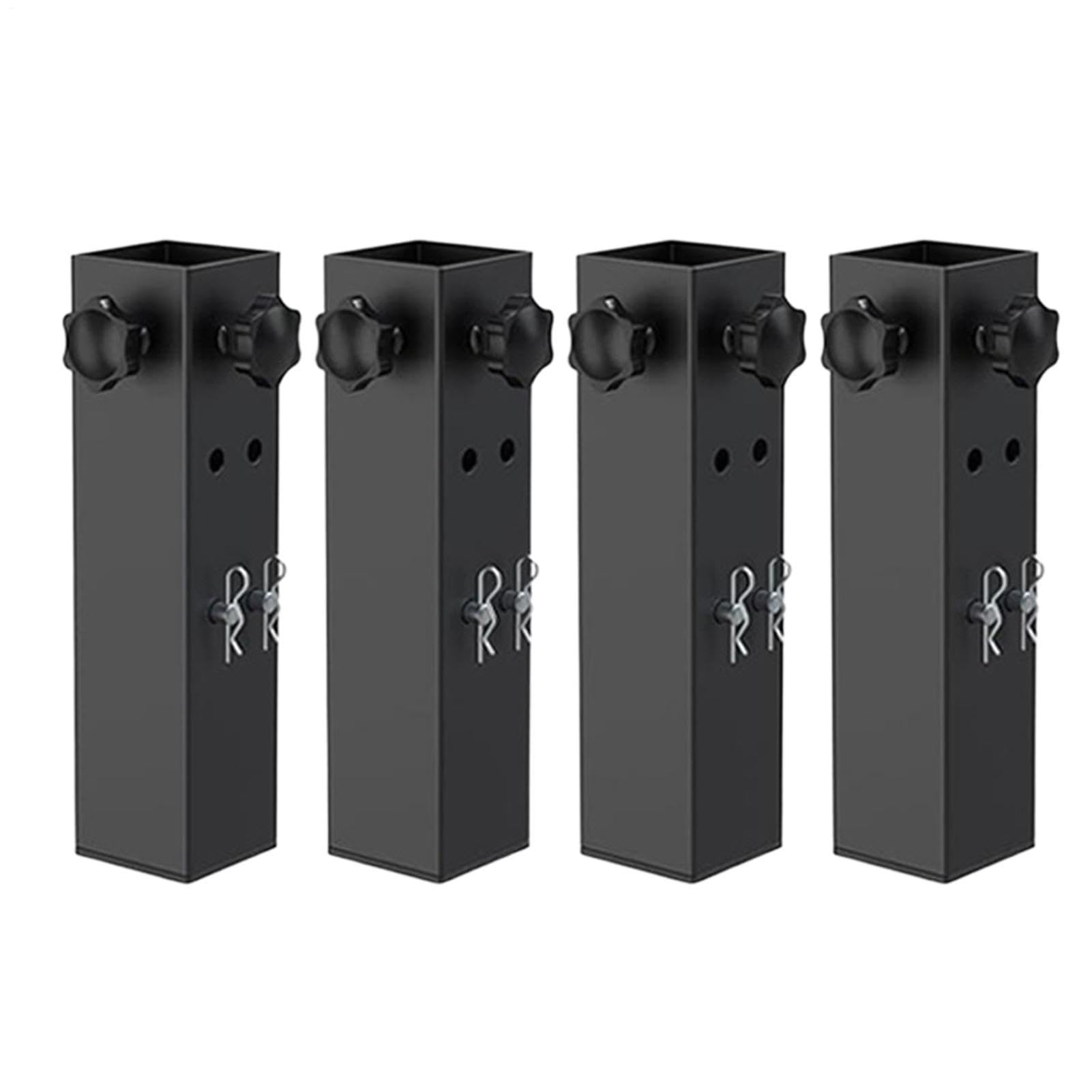 Rehausseurs pour Pieds de Table Support Métallique Robuste Réglable 2
