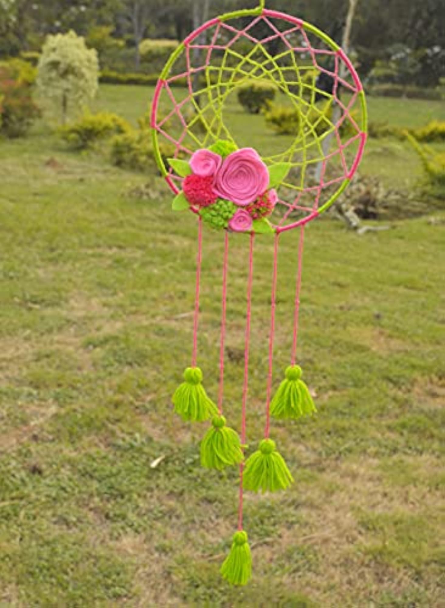 Handmade Dream Catcher Wall Hanging, Bohemian Decor Gift