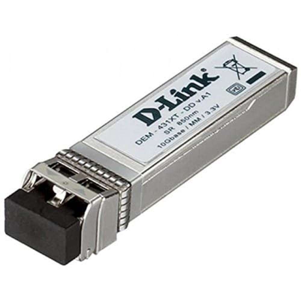 D-Link DEM‑431XT SFP+ Transceiver (unterstützt 10 Gbit/s Ethernet)