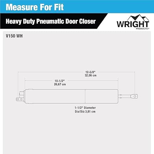 Miniatura 5 de Wright Products - Brazo neumático de alta resistencia para puerta