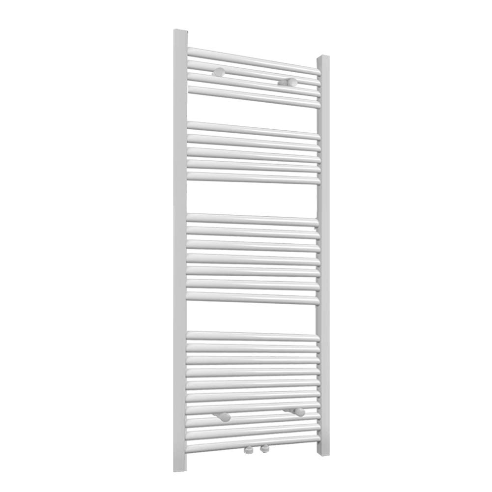500 x 1400 mm, colore bianco, con attacco medio, scaldasalviette