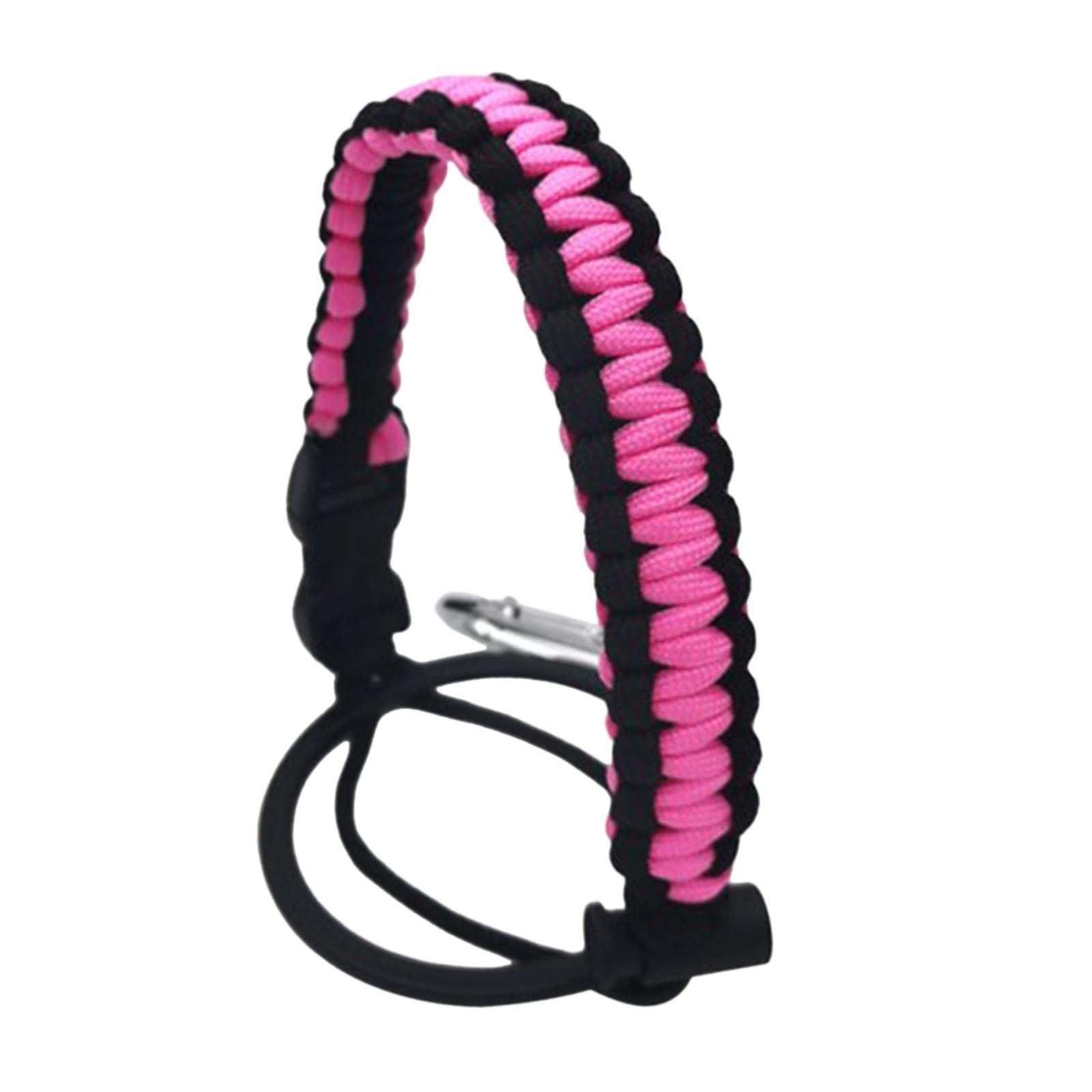 Wide Mouth Bottle Paracord Handle Cord Braided Rope 12/18/21/24/32/40/64oz Black and Pink Outdoor Sports | Camping & Hiking | Water Bottles & Hydration | Canteens, Bottles & Flasks-image-12