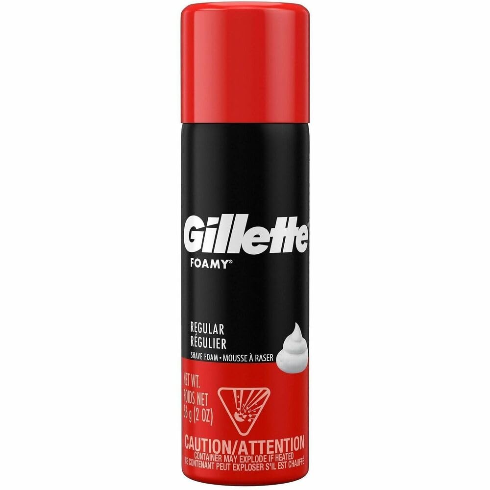 Foamy Shave Cream, Original Scent, 2 oz Aerosol Spray Can, 48/Carton