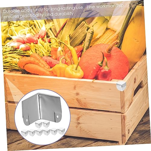 Miniatura 7 de Osaladi Caja De 10 Piezas Caja De Madera Protector De Gabinete De Esquina Protectores De Esquina Para Muebles Protector De Equipaje Esquinas De Cama Elevada Protectores De Esquina De Mesa