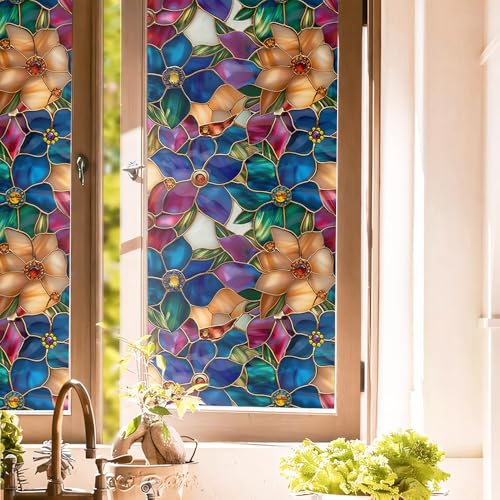 Vinilo decorativo para ventana vidrio 15.7x118 in miniatura 1