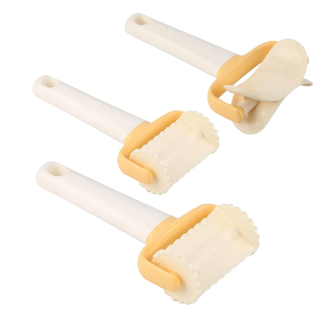 Alipis 3 Juegos 3 Piezas De De Plástico Fondant Herramienta De Corte De Pastel Cortador De Rodillo De Herramienta Para Hornear Galletas Émbolo De Galletas Herramientas Para El